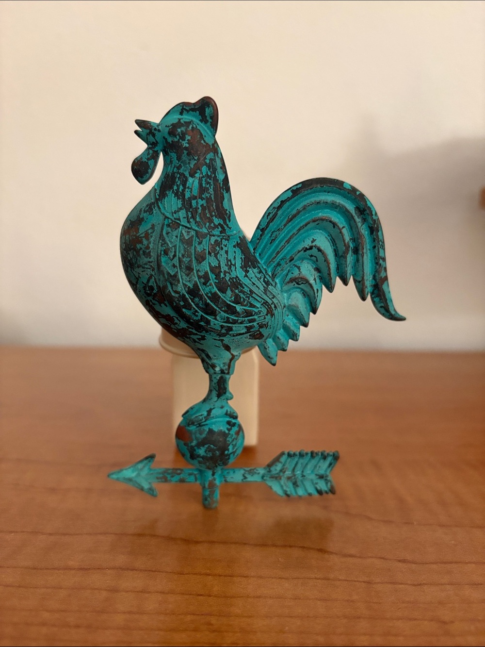 Bath & Body Works Turquoise Distressed Rooster Weathervane Wallflower Plug